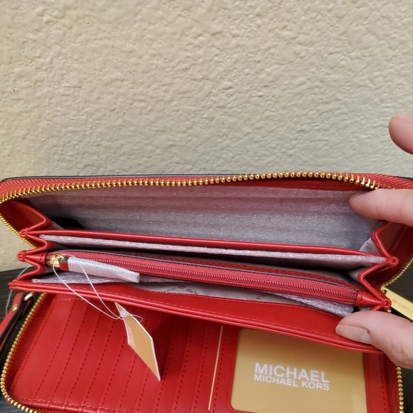 Michael kors Jet Set Long Zip Around Wallet - Picture 7 of 8